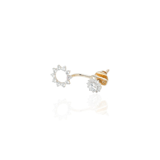 2-in-1 Sunburst Earrings