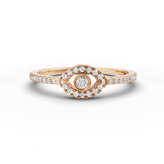 Petite Evil Eye Pinky Ring