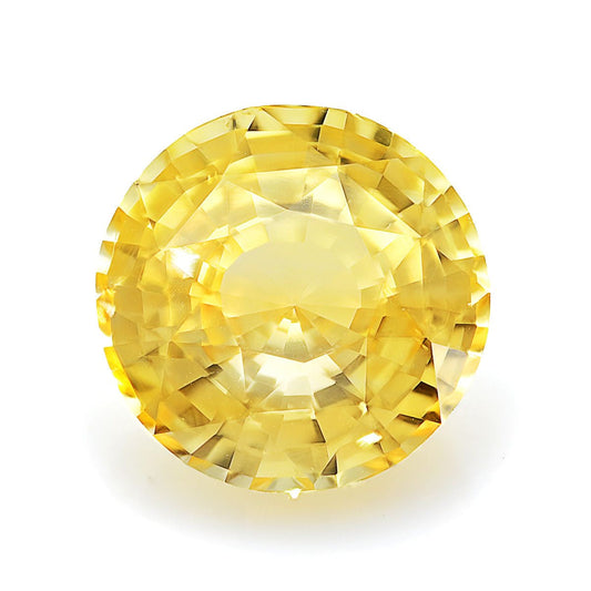 Natural yellow sapphire (Pukhraj) loose gemstone