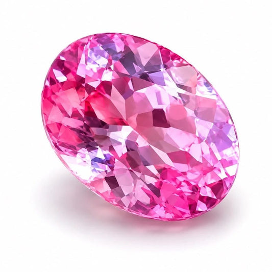 Natural pink sapphire loose gemstone