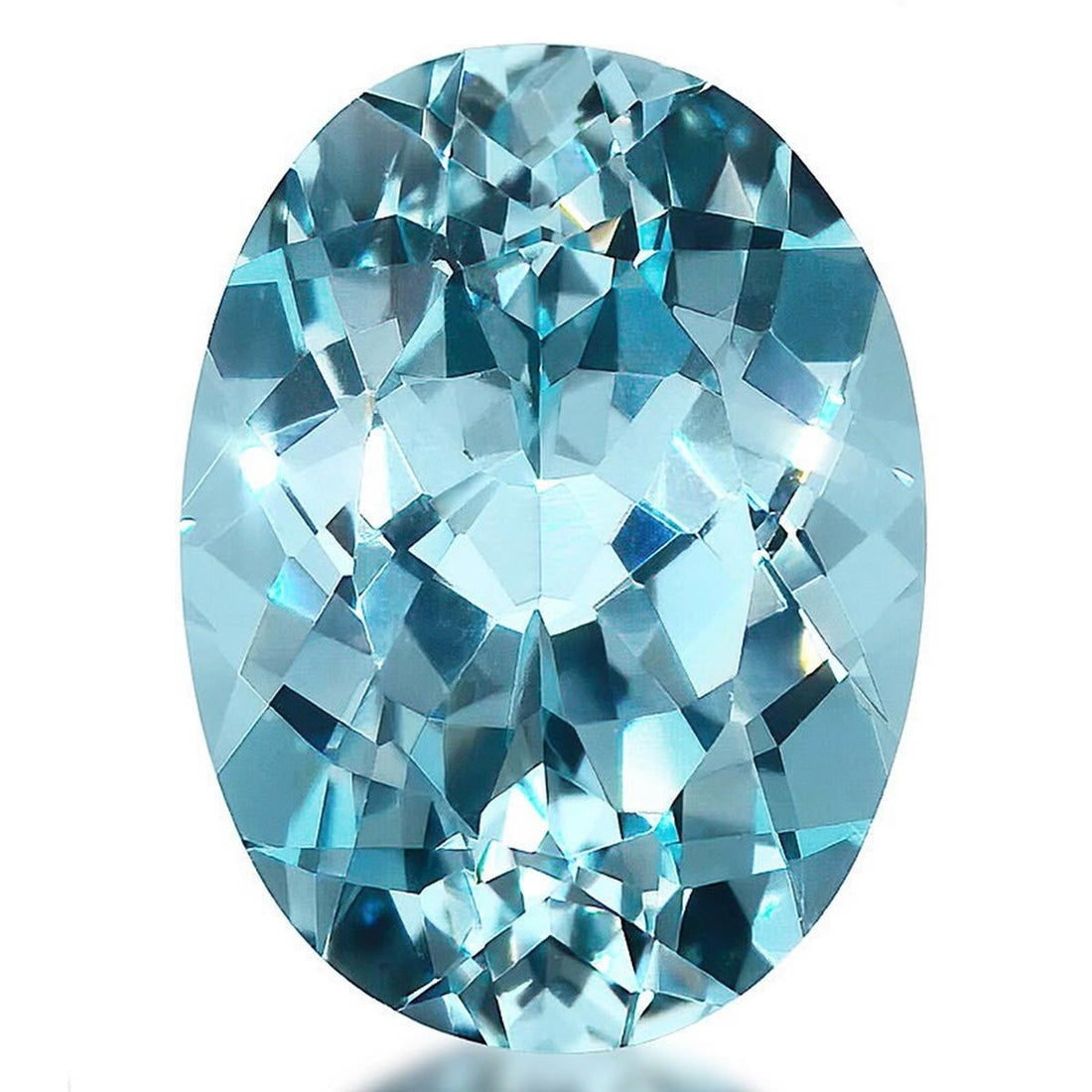 Natural aquamarine loose gemstone