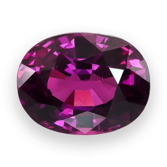 Natural rhodolite garnet loose gemstone