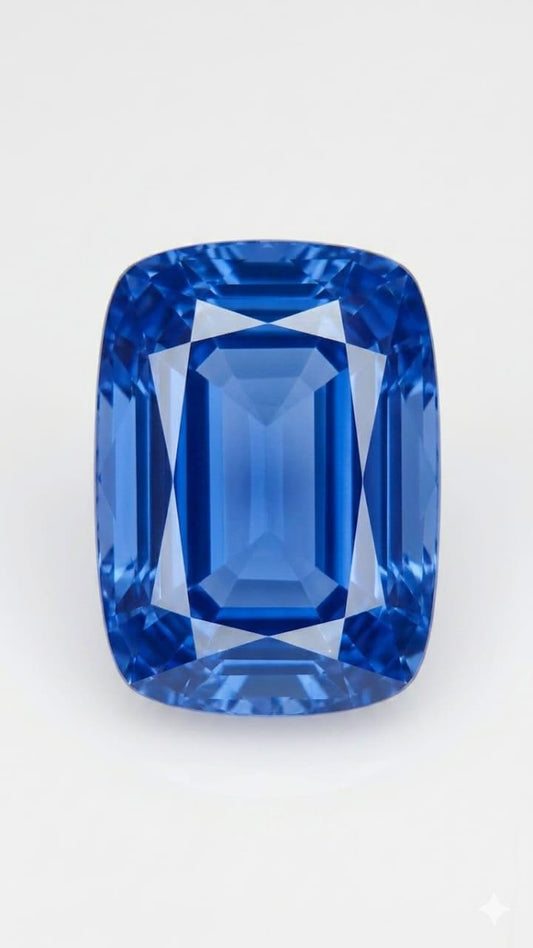 Natural blue sapphire (Neelam) loose gemstone