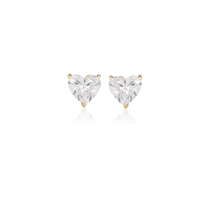 Diamond gold earrings for women daily wear