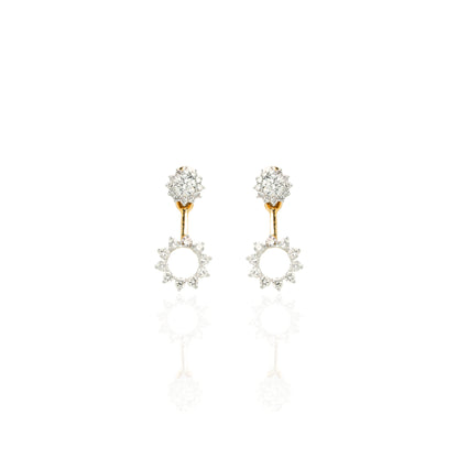2-in-1 Sunburst Earrings
