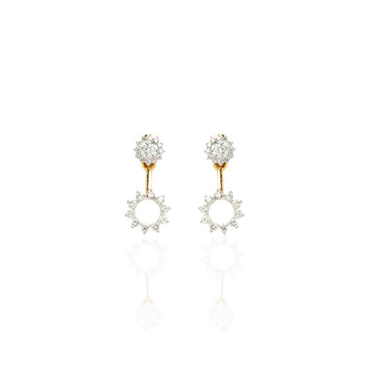 2-in-1 Sunburst Earrings