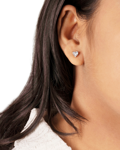 Diamond gold earrings for women daily wear