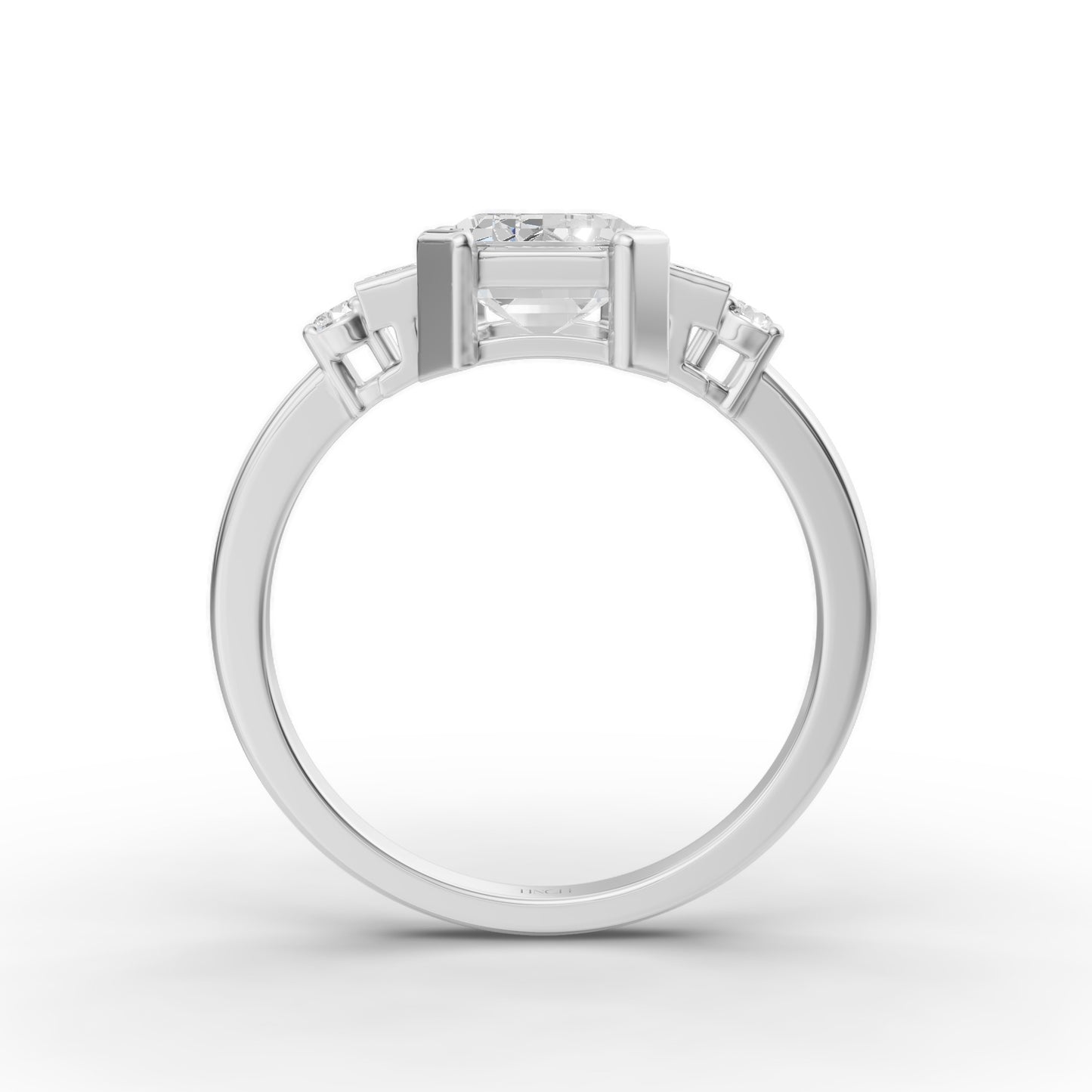 Emerald Birthstone Ring in Lab Grown Emerald