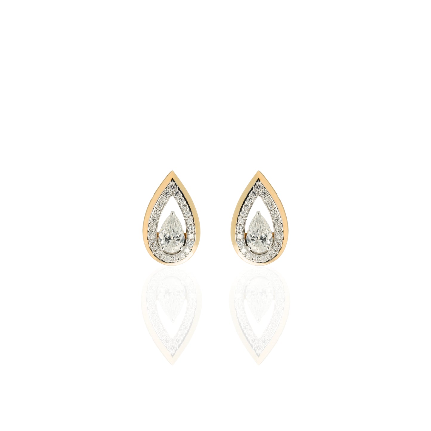 Diamond gold pendant necklace for women daily wear