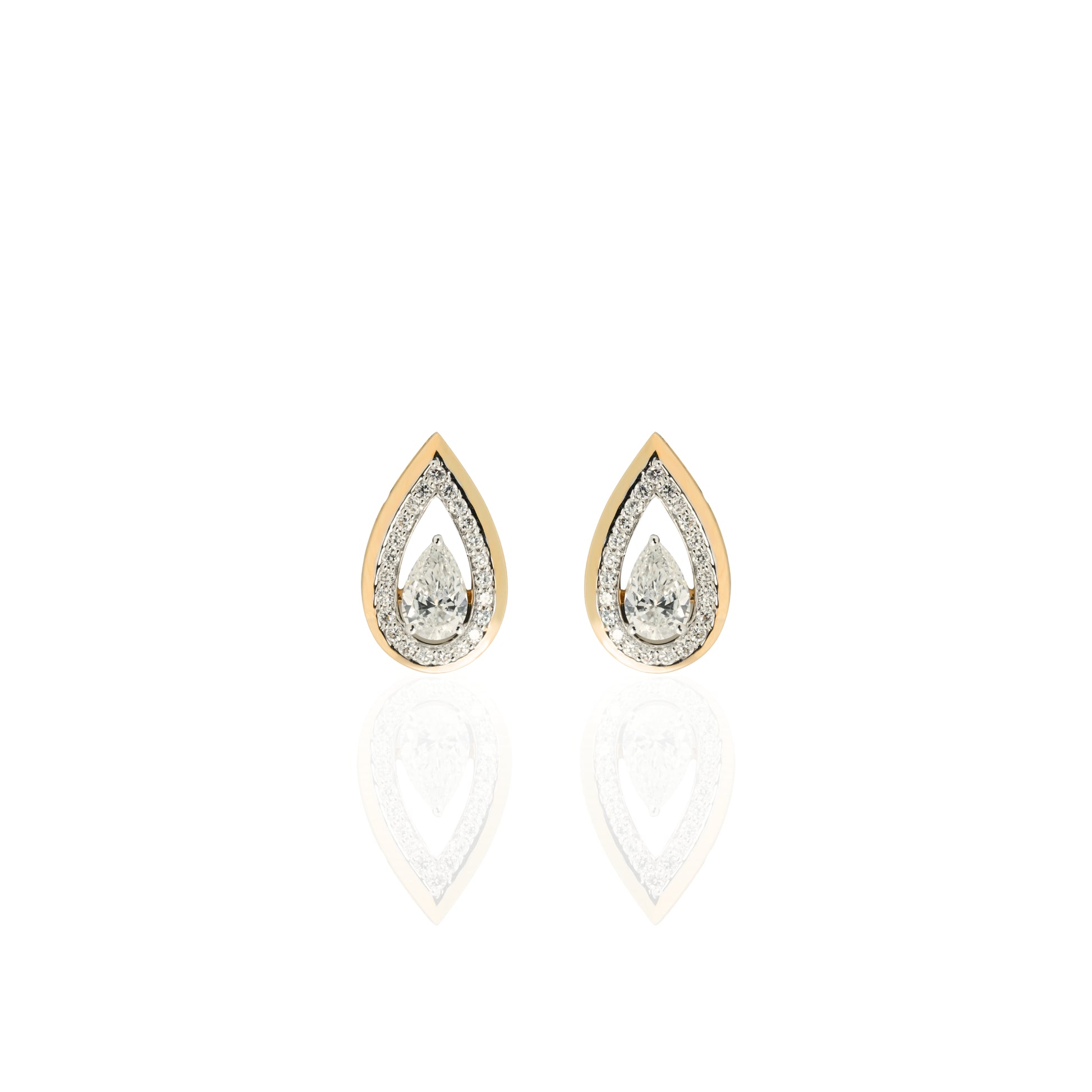 Diamond gold pendant necklace for women daily wear