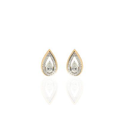 Diamond gold pendant necklace for women daily wear