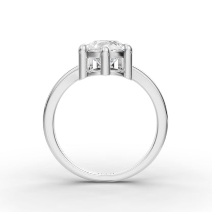 Blue Sapphire Birthstone Ring in Lab Grown Sapphire