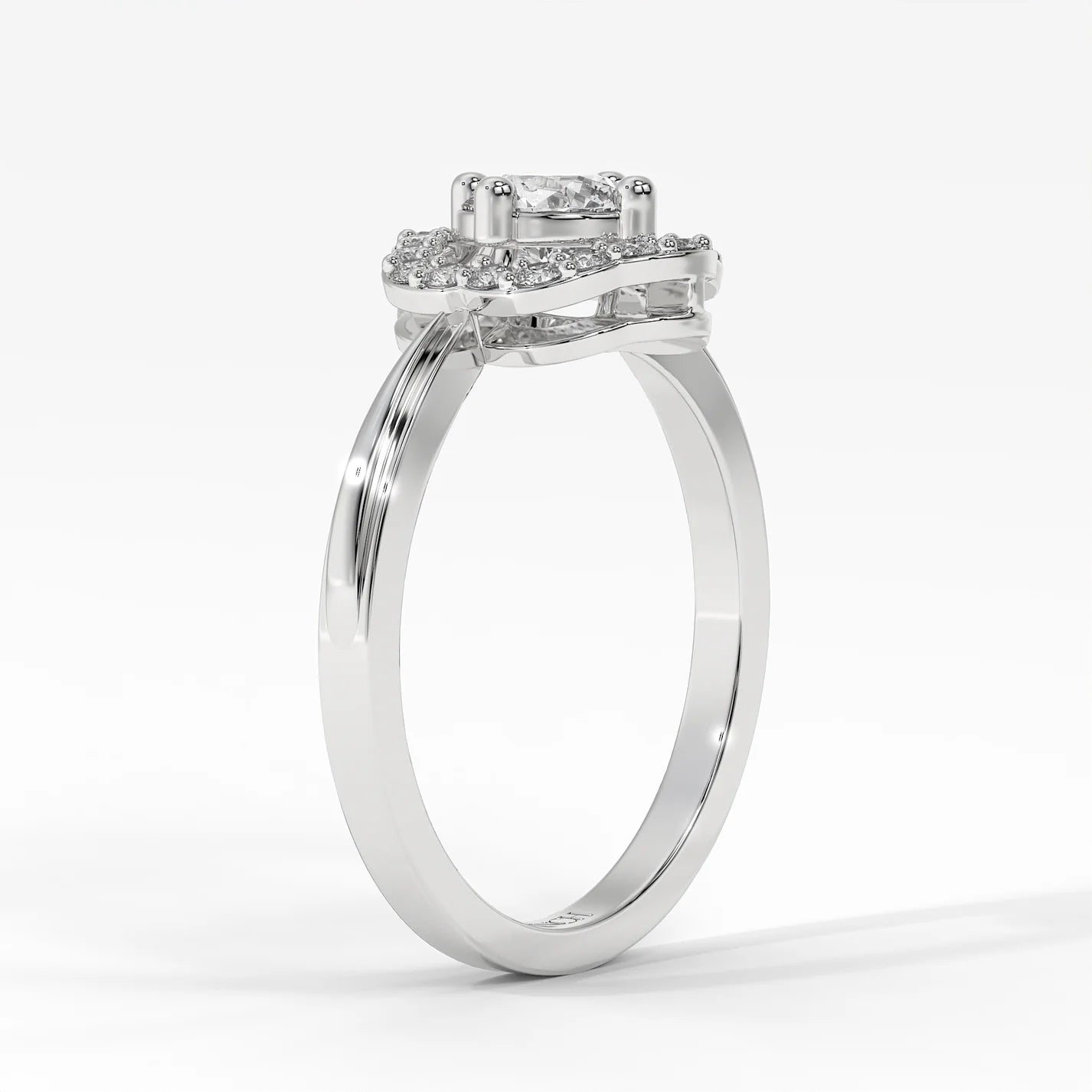 Bloom Halo Engagement Ring in Lab Grown Diamond