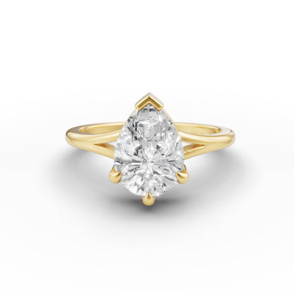 Blue Sapphire Birthstone Ring in Lab Grown Sapphire