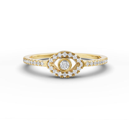 Petite Evil Eye Pinky Ring