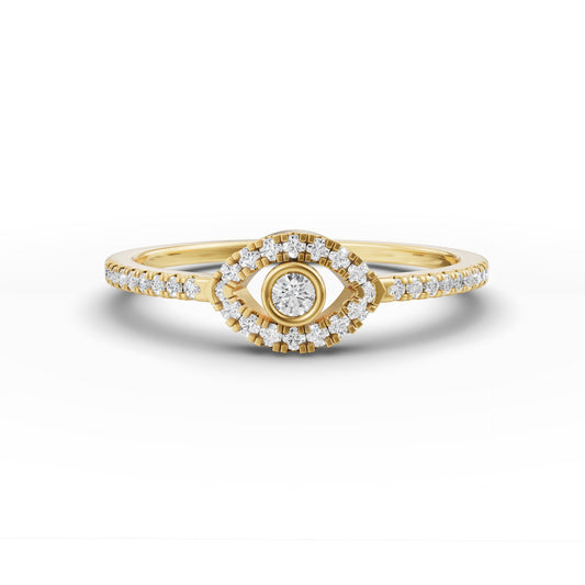 Petite Evil Eye Pinky Ring