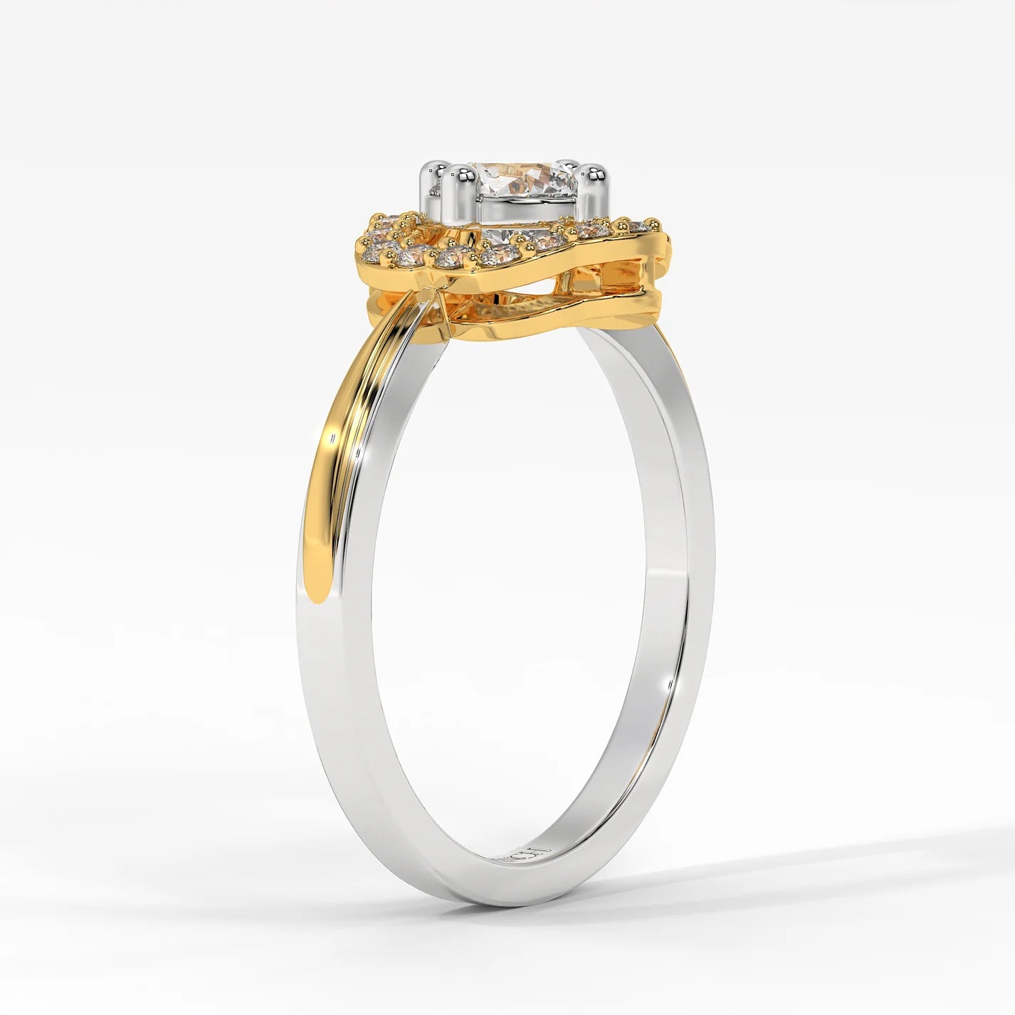 Bloom Halo Engagement Ring in Lab Grown Diamond