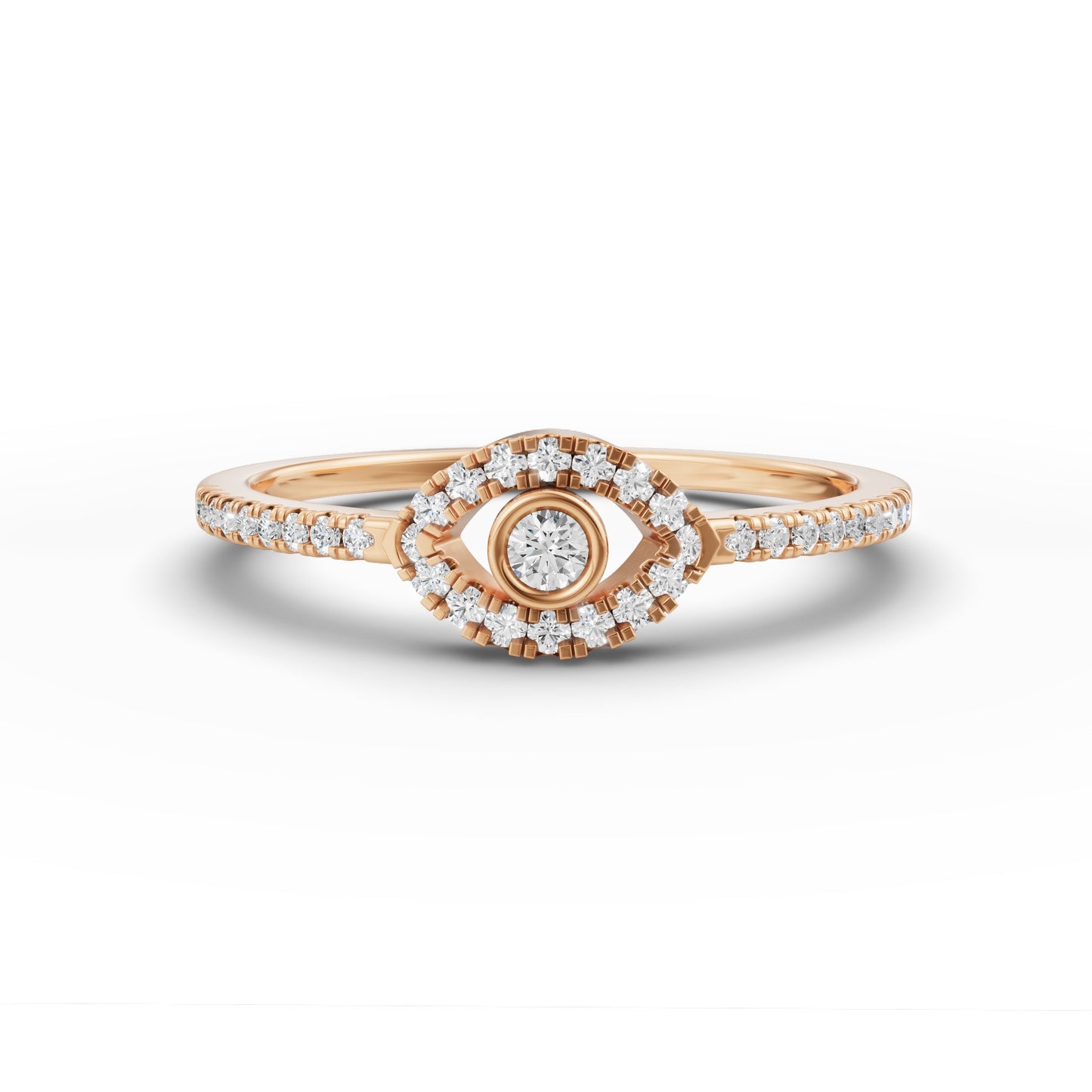 Petite Evil Eye Pinky Ring