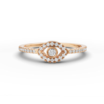 Petite Evil Eye Pinky Ring