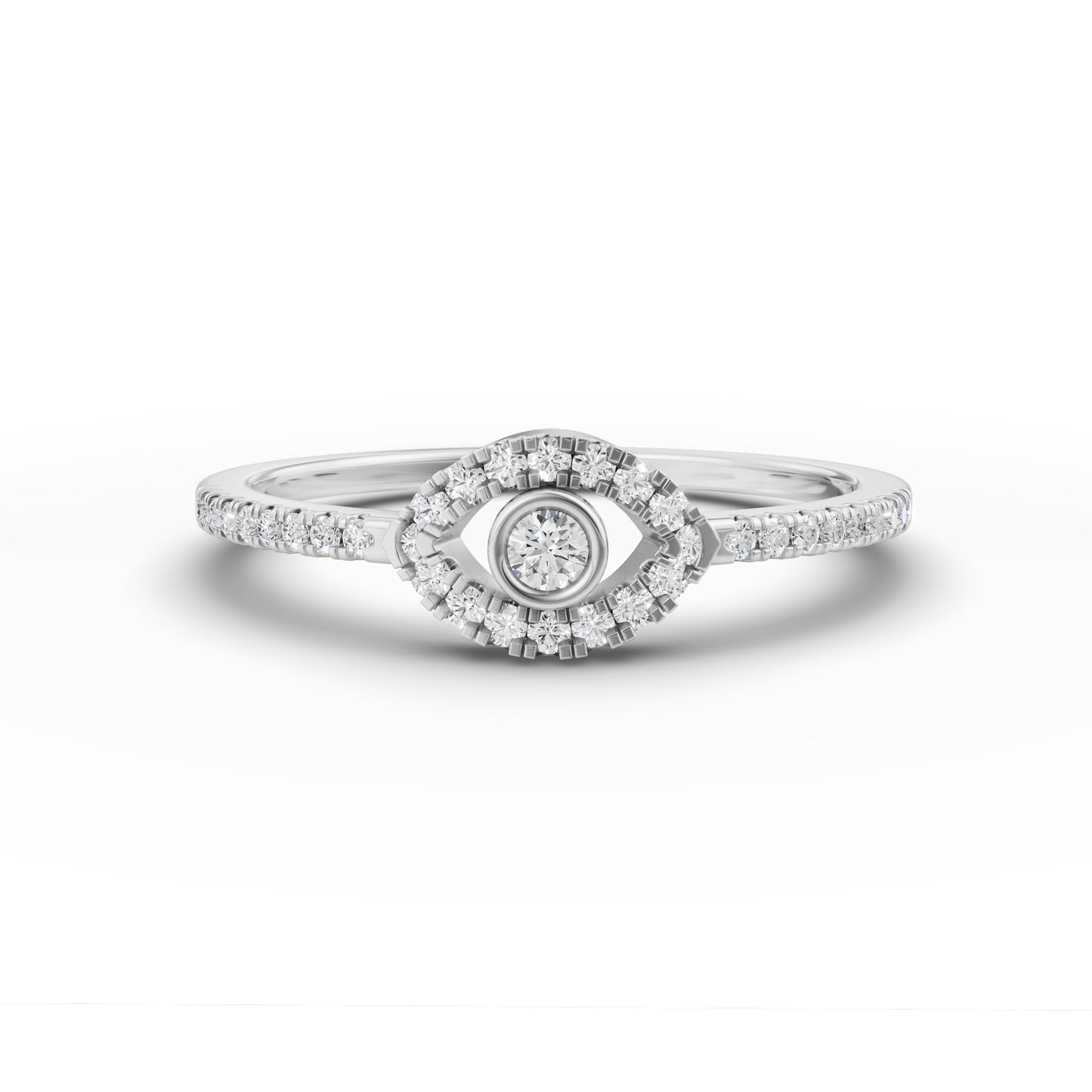 Petite Evil Eye Pinky Ring