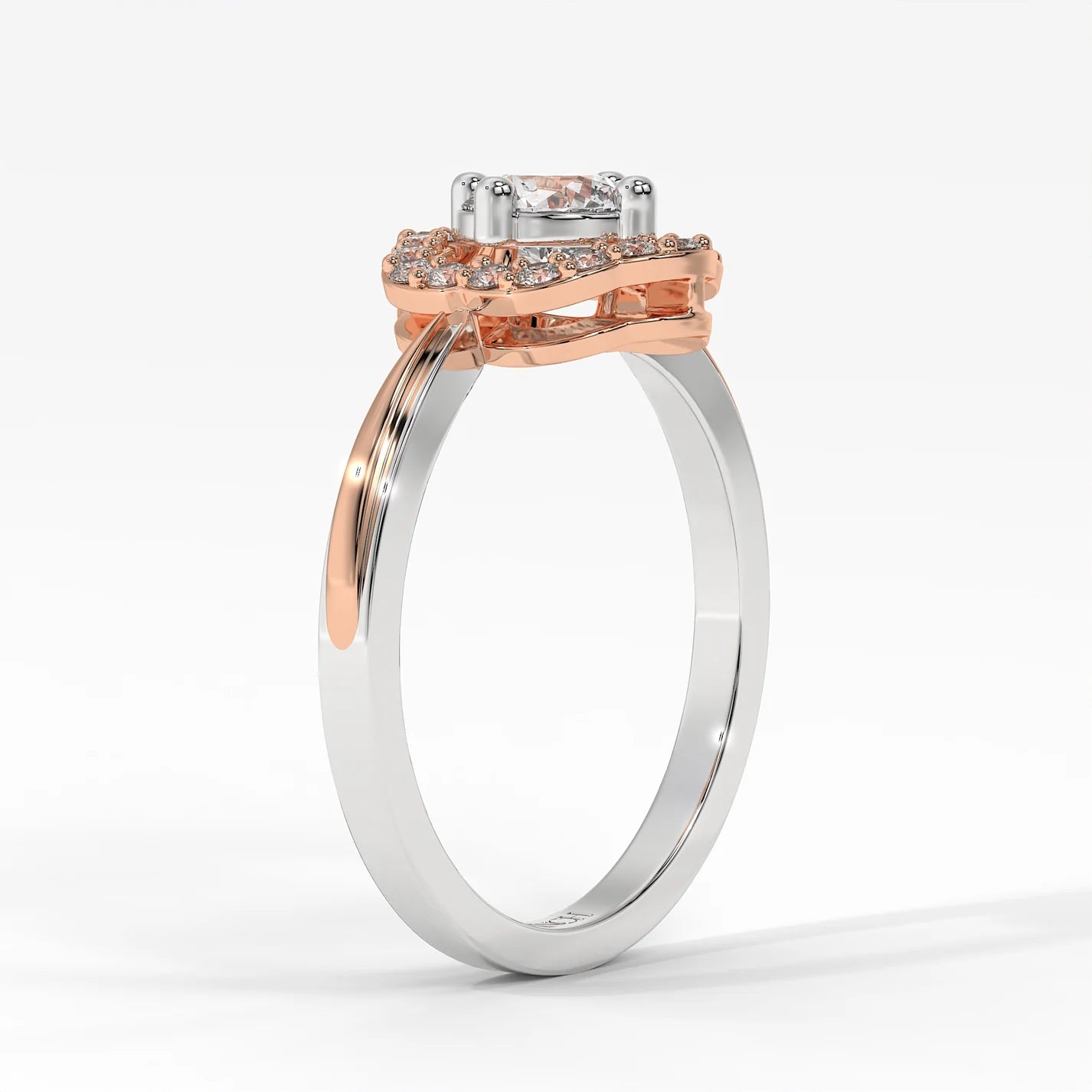 Bloom Halo Engagement Ring in Lab Grown Diamond