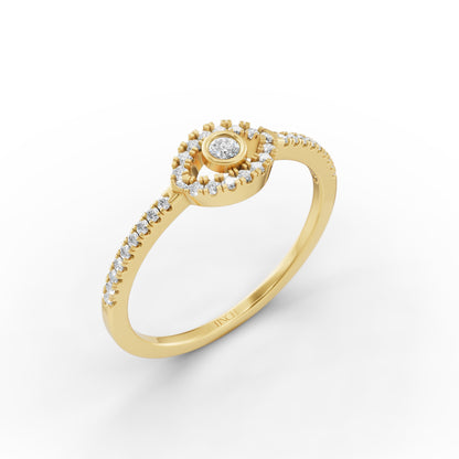 Petite Evil Eye Pinky Ring