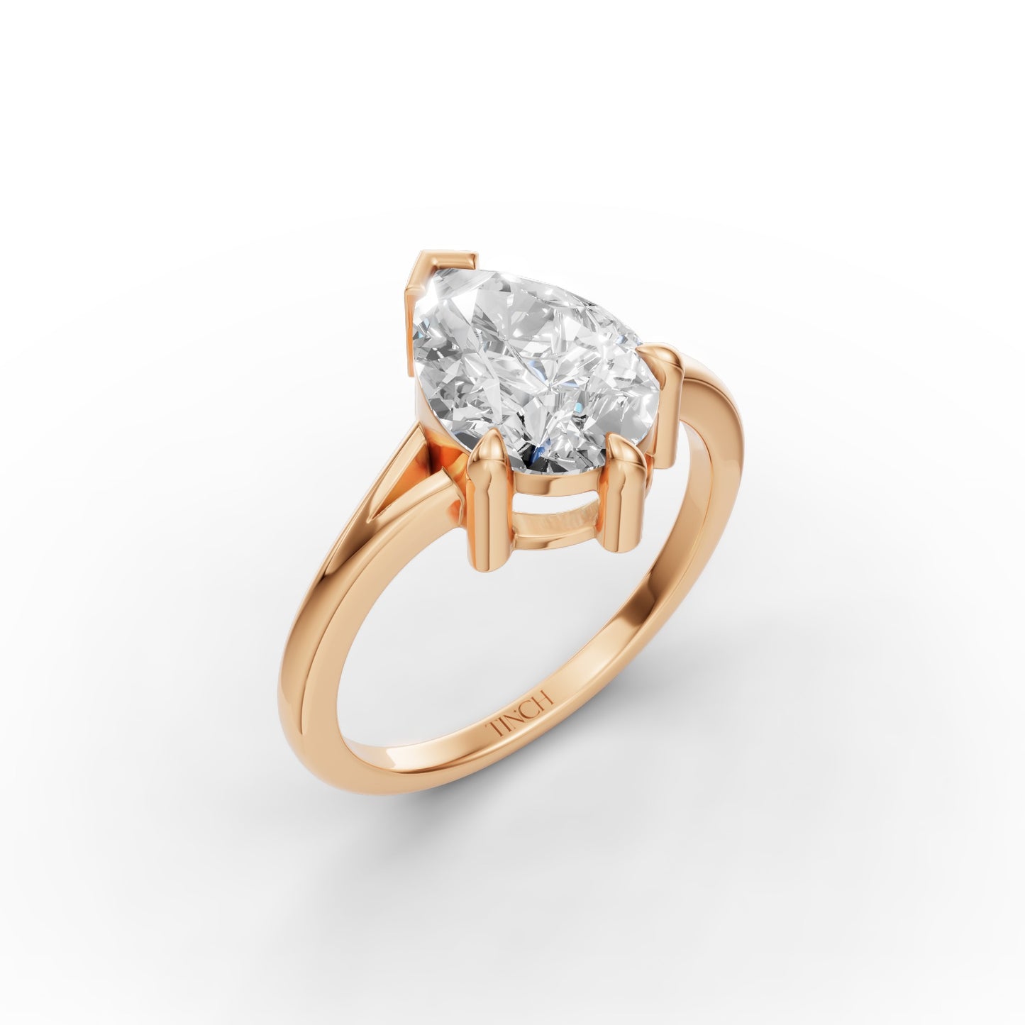 Blue Sapphire Birthstone Ring in Lab Grown Sapphire