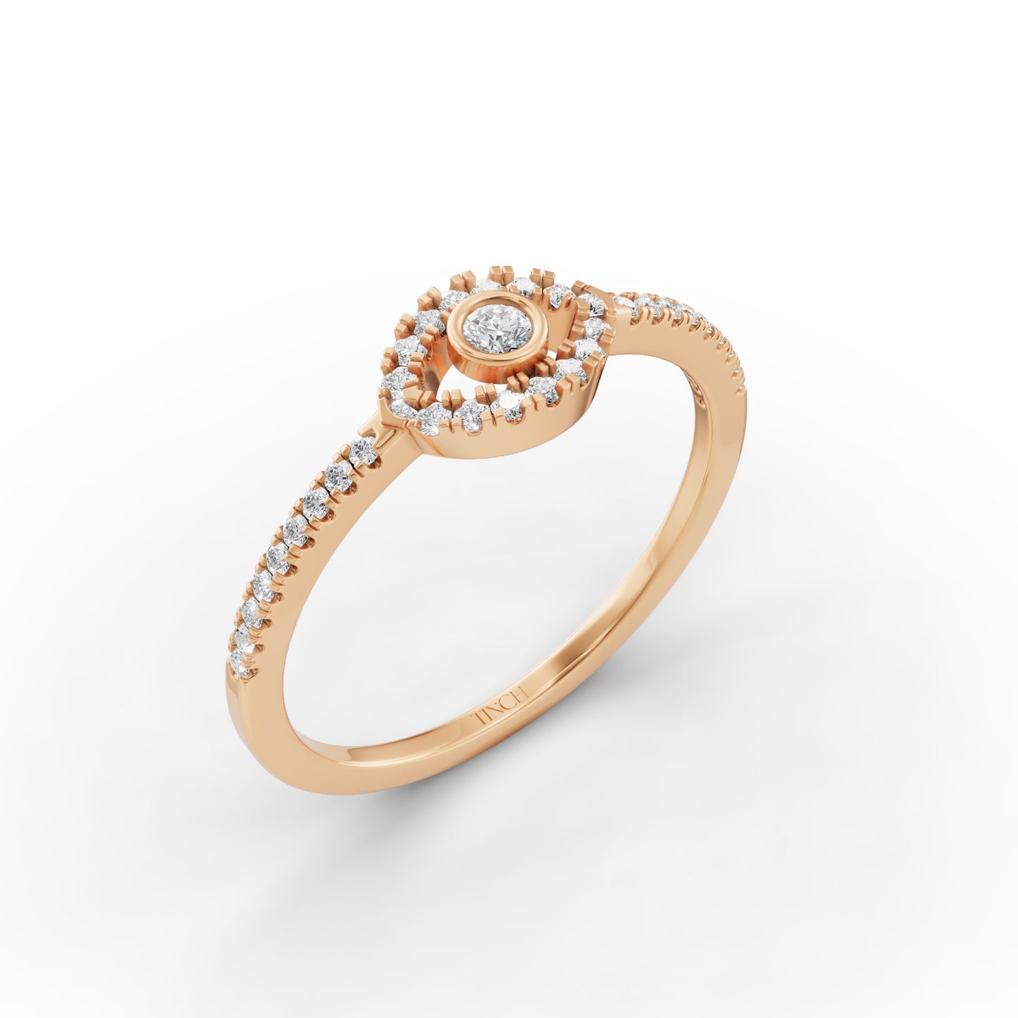 Petite Evil Eye Pinky Ring