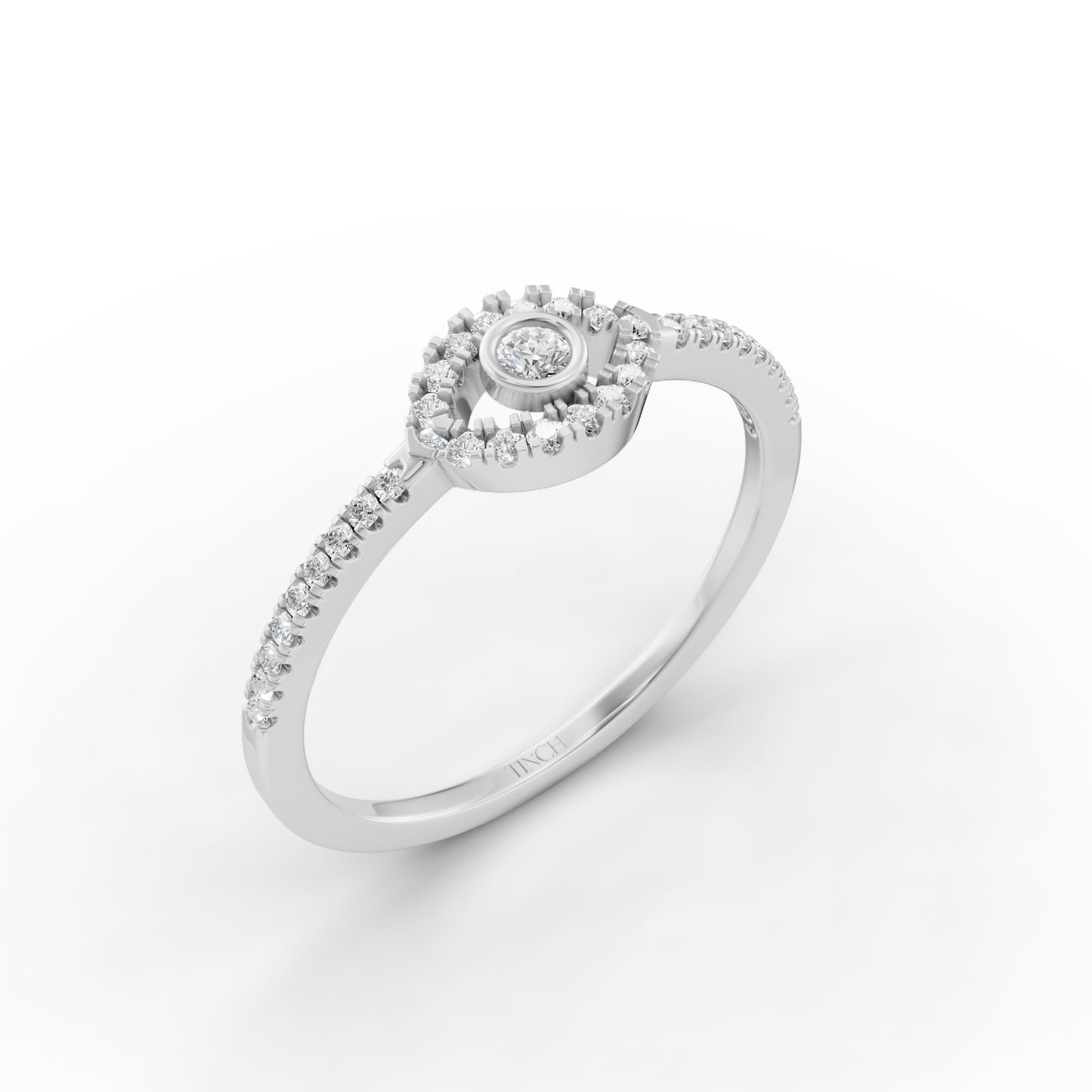 Petite Evil Eye Pinky Ring