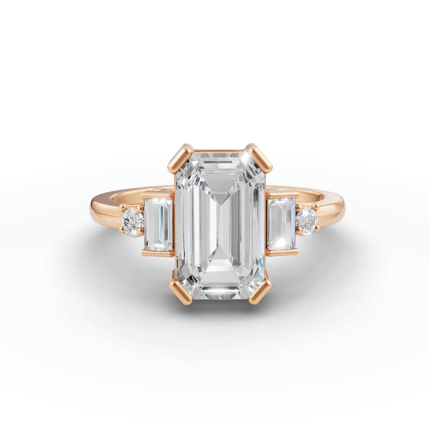 Emerald Birthstone Ring in Lab Grown Emerald