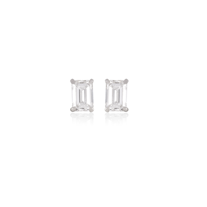 Diamond gold earrings for women daily wear