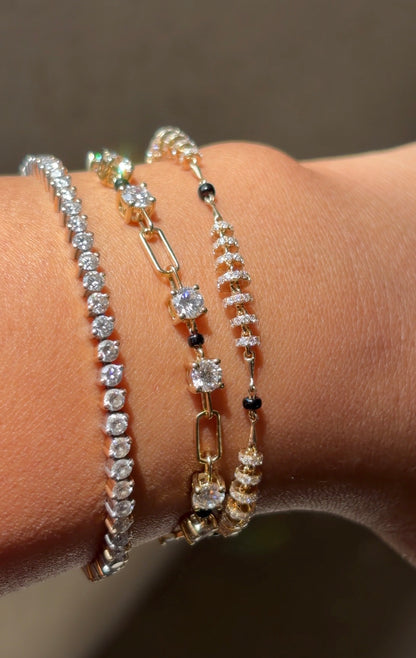 Mangalsutra Diamond Disc Bracelet