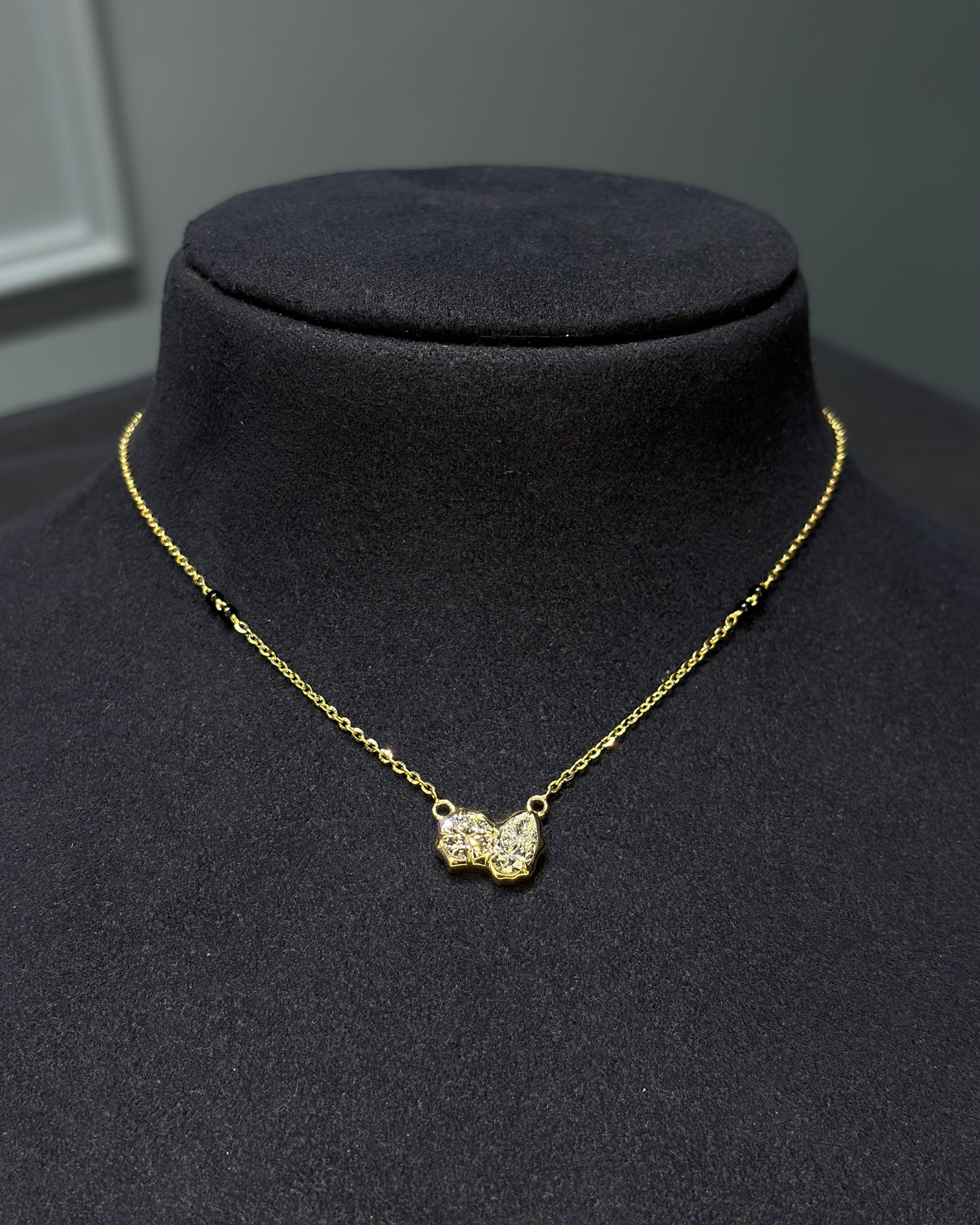 The Classic Abstract 'Toi-Et-Moi' Crown Setting Mangalsutra