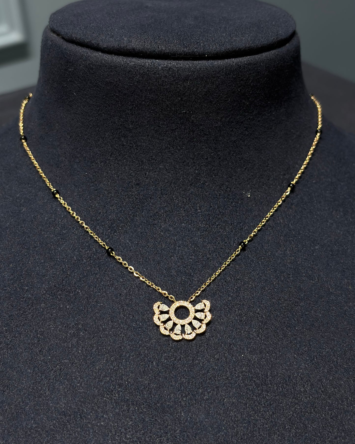 Peacock's Plumage Mangalsutra