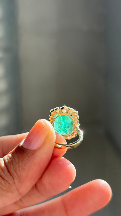 Noor Bagh Emerald Ring