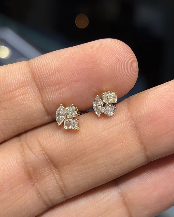 Mosaic Cluster Earrings