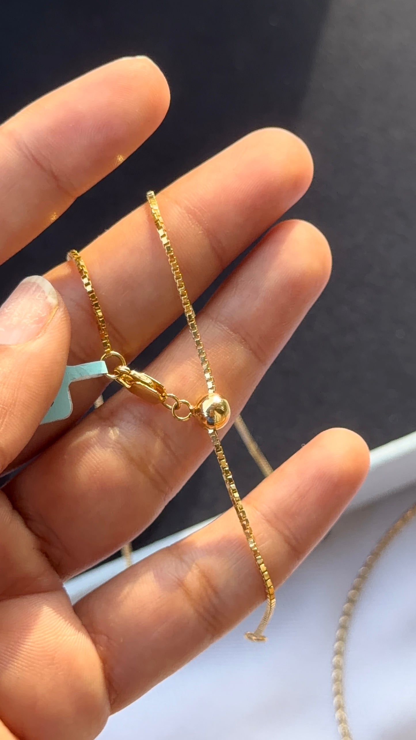 Gold necklace for women