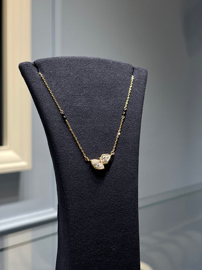 Ardhya Toi et Moi Mangalsutra – Modern Two Stone Necklace for Women