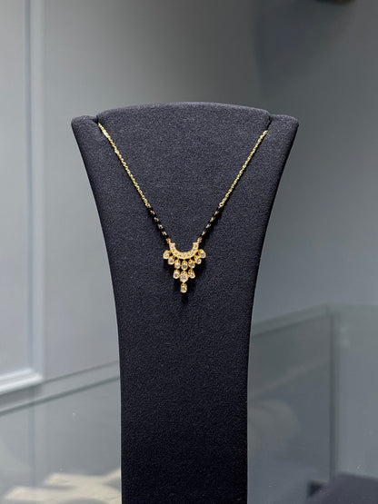 Svara Wind Chime Mangalsutra Gold Musical Necklace – Traditional Indian Jewelry for Women