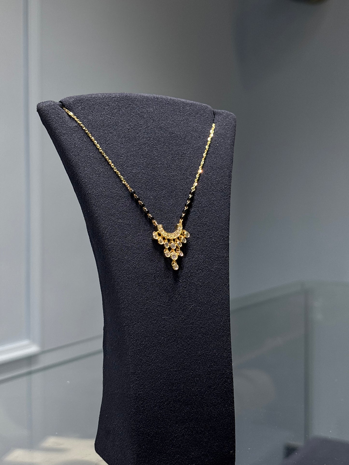 Svara Wind Chime Mangalsutra Gold Musical Necklace – Traditional Indian Jewelry for Women