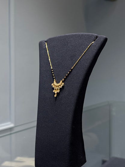 Svara Wind Chime Mangalsutra Gold Musical Necklace – Traditional Indian Jewelry for Women