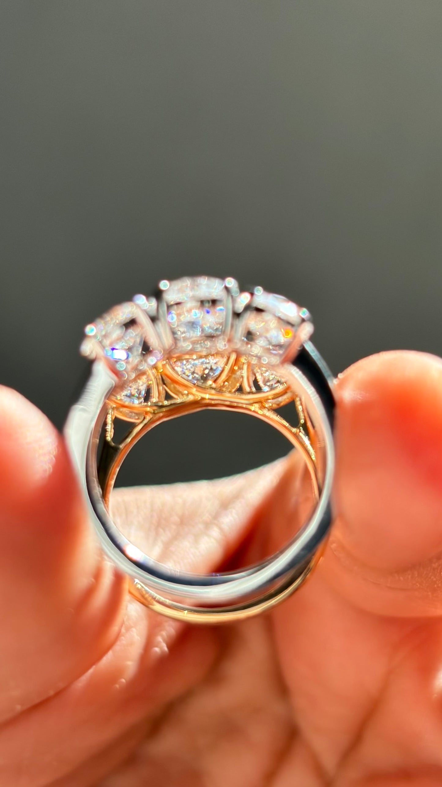 Trinity Basket Round Solitaire Ring