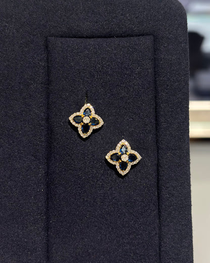 Sapphire Fleur Only Pendant set