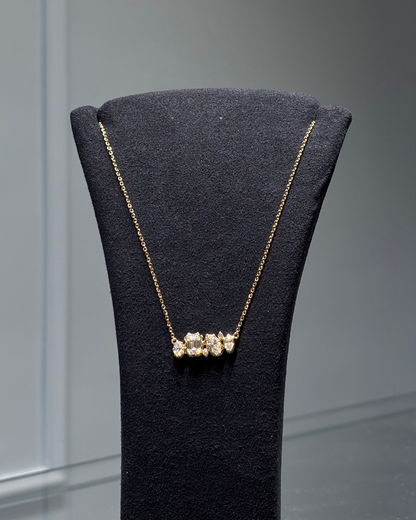 Taj Ardhya Modern Minimal Mangalsutra for Women by TINCH – (14K/18K Gold, Lab-Grown Diamonds)