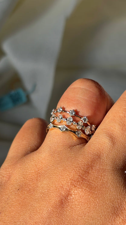 Round Eternity Stack Ring