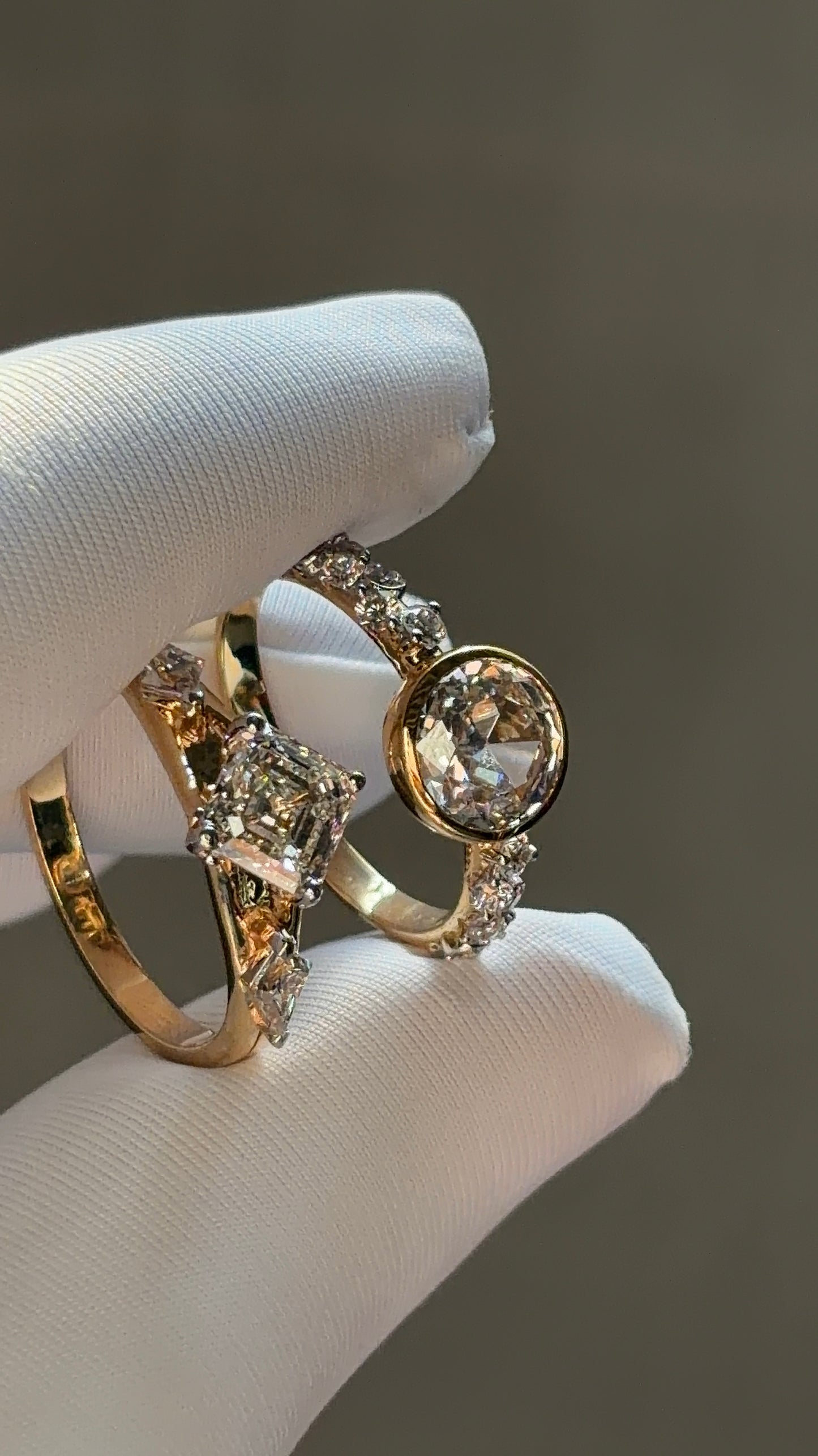 Axis Asscher Cut Ring