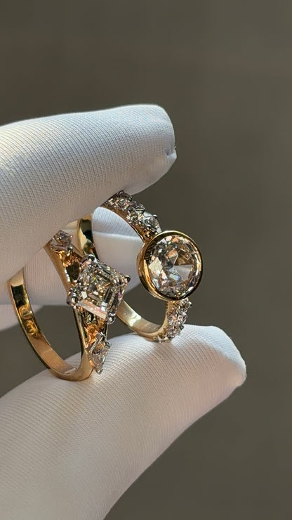 Axis Asscher Cut Ring
