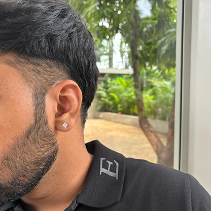 Princess Cut Stud