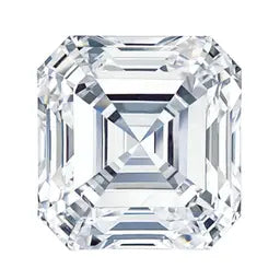 Asscher stud earrings