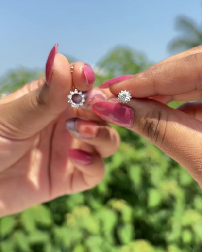 2-in-1 Sunburst Earrings